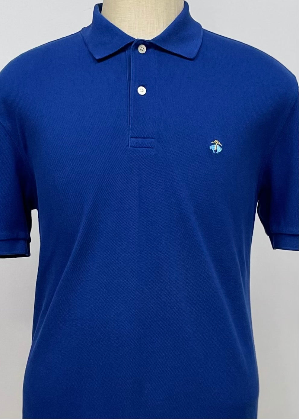 Camiseta Polo Brooks Brothers 🐑 color azul Talla L Entalle Slim Fit