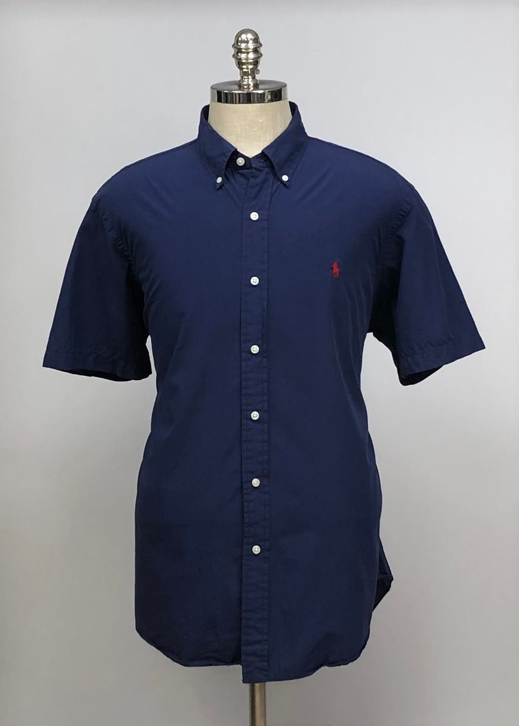 Camisa de botones Polo Ralph Lauren 🏇🏼 en color azul navy Talla 4XL Entalle Regular