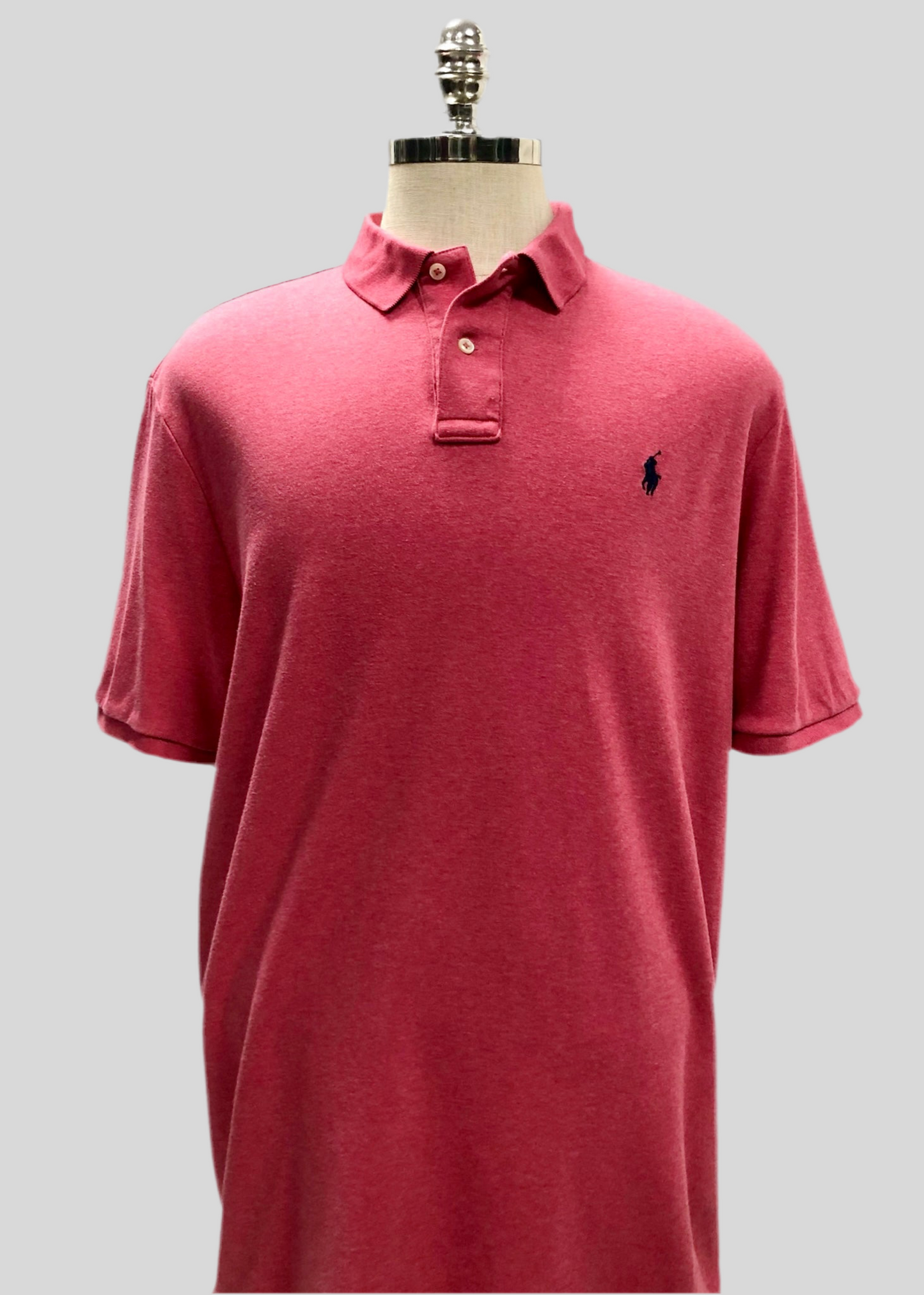 Camiseta Polo Ralph Lauren 🏇🏼color rosado magenta Talla XL Entalle Regular