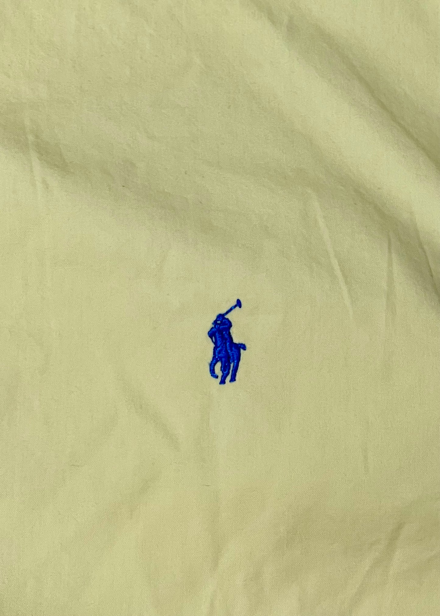 Camisa de botones Polo Ralph Lauren 🏇🏼 en color amarillo claro Talla XXL Entalle Regular