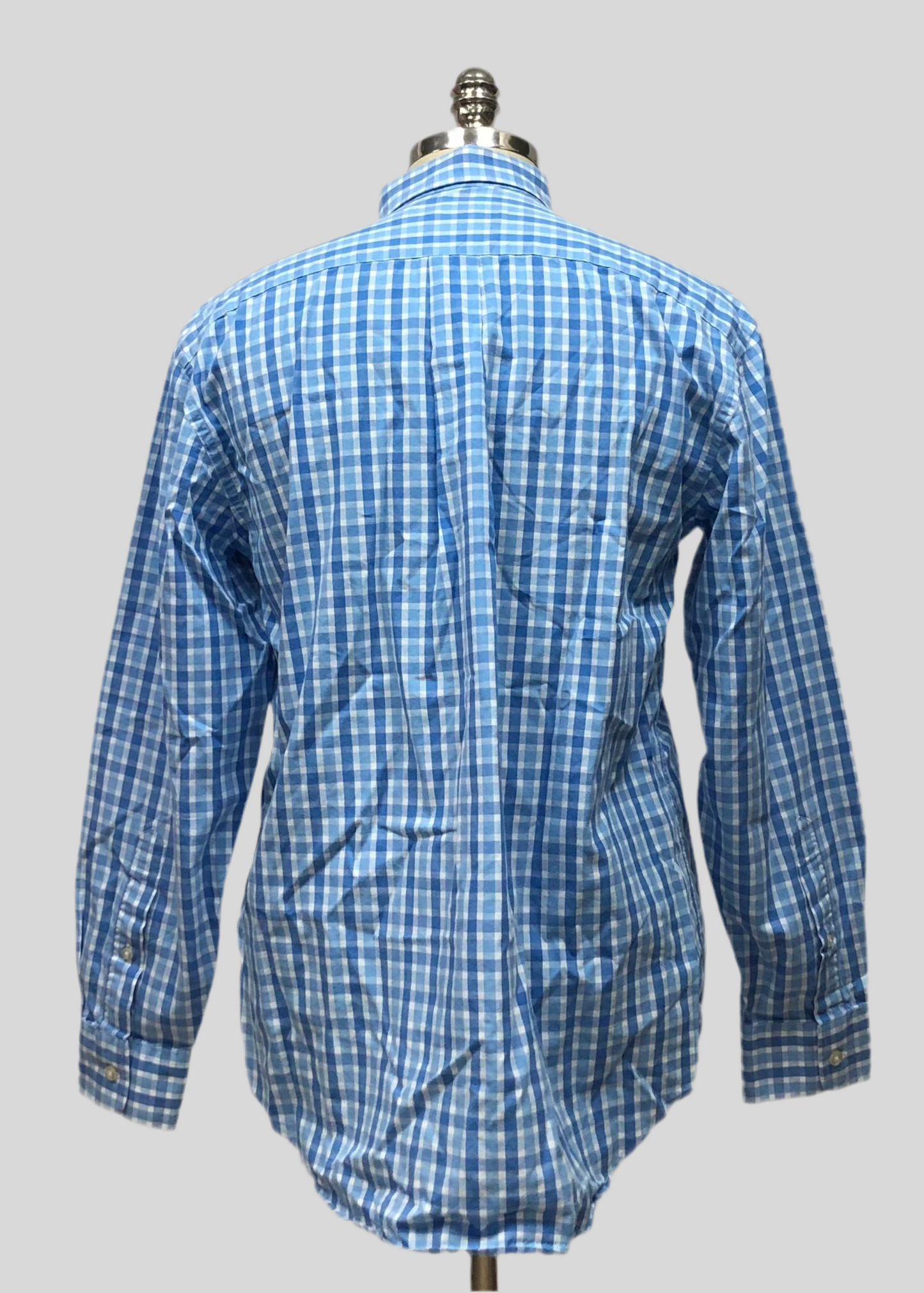 Camisa de botones Vineyard Vines 🐳 color blanco de cuadros en color azul y celeste Talla M Entalle Regular