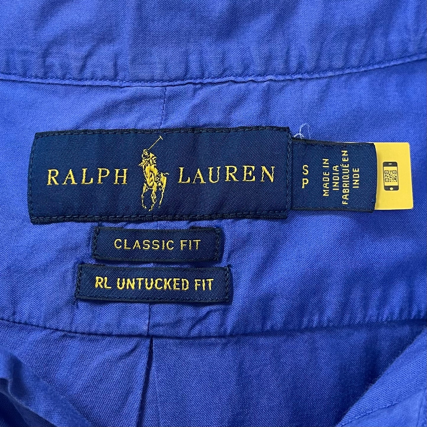 Camisa de botones Polo Ralph Lauren 🏇🏼 en color azul Talla S Entalle Clásico