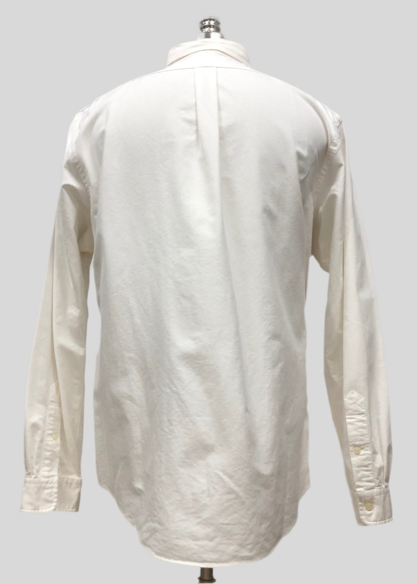Camisa de botones Polo Ralph Lauren 🏇🏼 Oxford en color blanco Talla XL Entalle Custom Fit