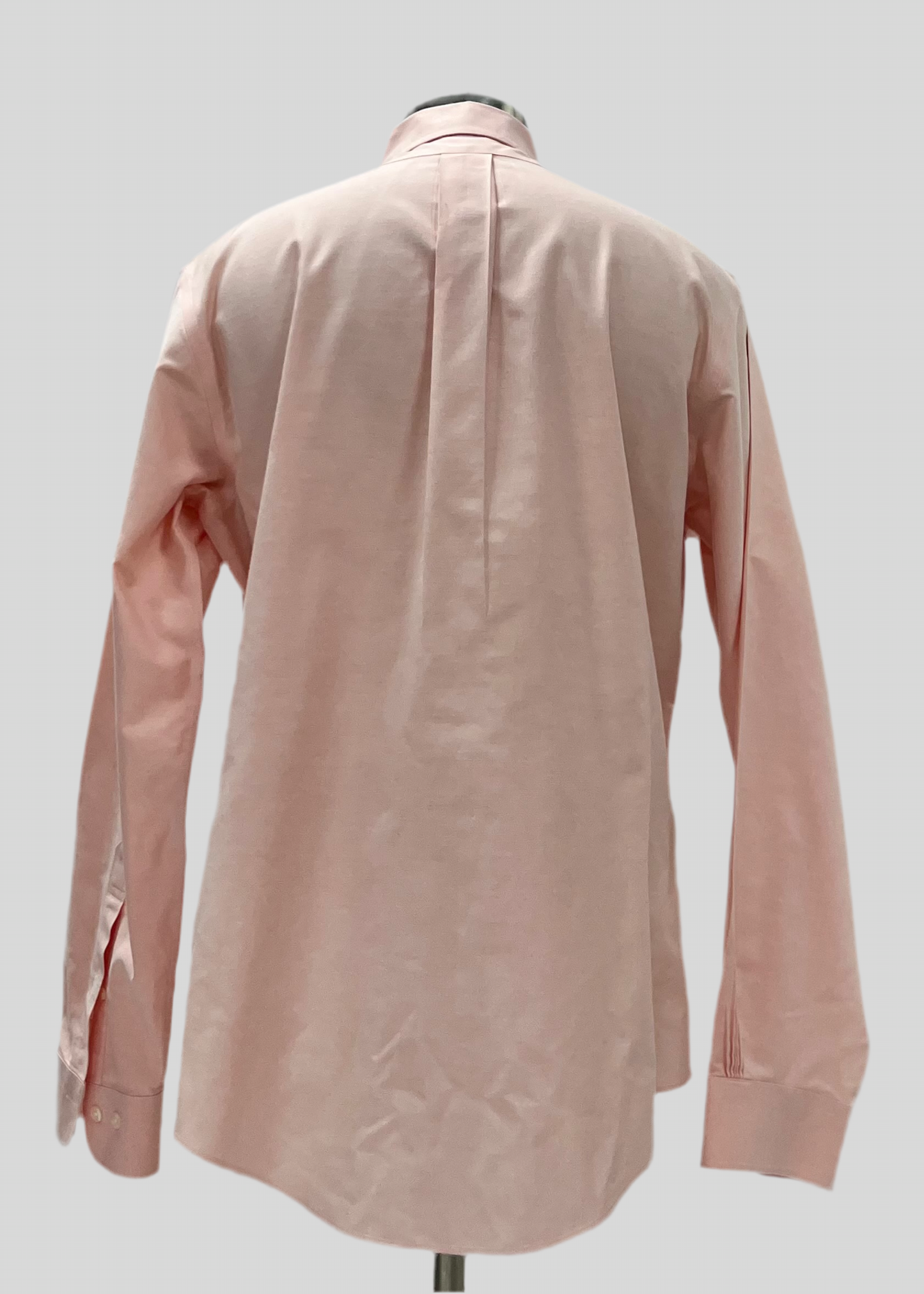 Camisa de botones Brooks Brothers 🐑 color salmón claro tornasol Talla L Entalle Slim Fit