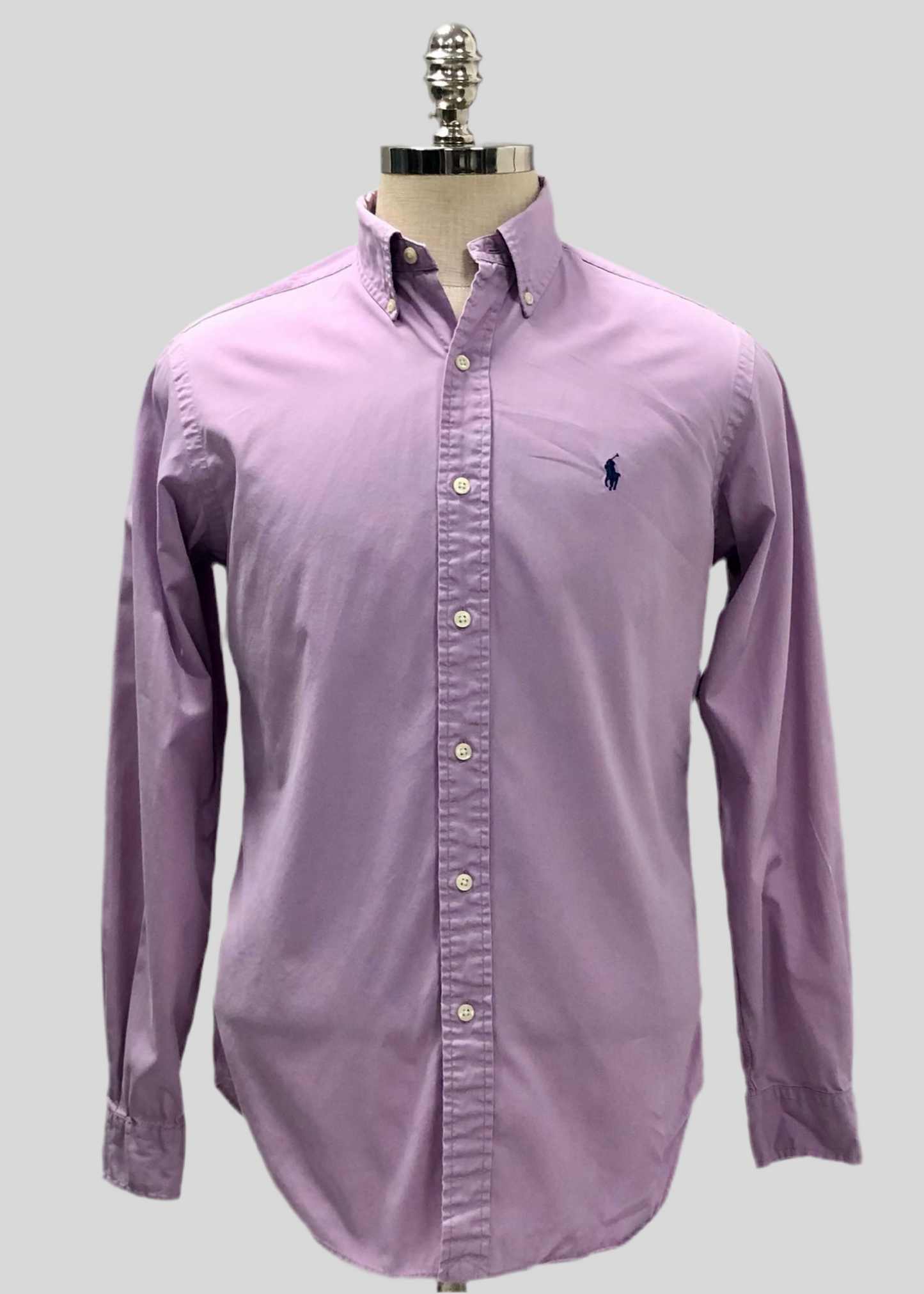 Camisa de botones Polo Ralph Lauren 🏇🏼  en color lila Talla S Entalle Clásico (ver descripción)