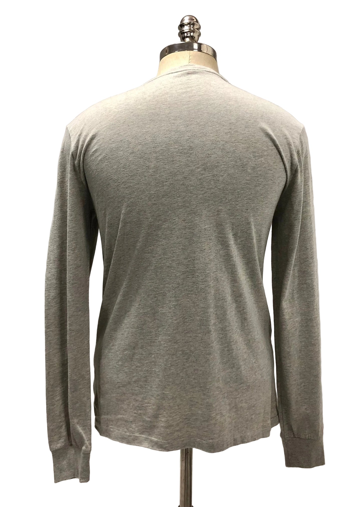 Camiseta cuello redondo Polo Ralph Lauren 🏇🏼 color crema manga larga Talla M Custom Slim Fit