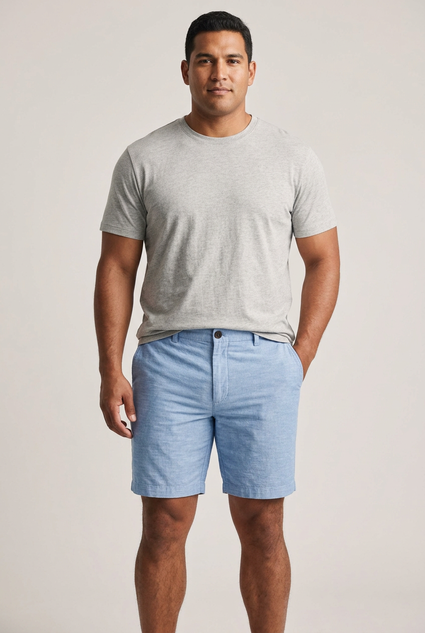 Short Casual Vineyard Vines 🐳 color celeste degradado talla 34