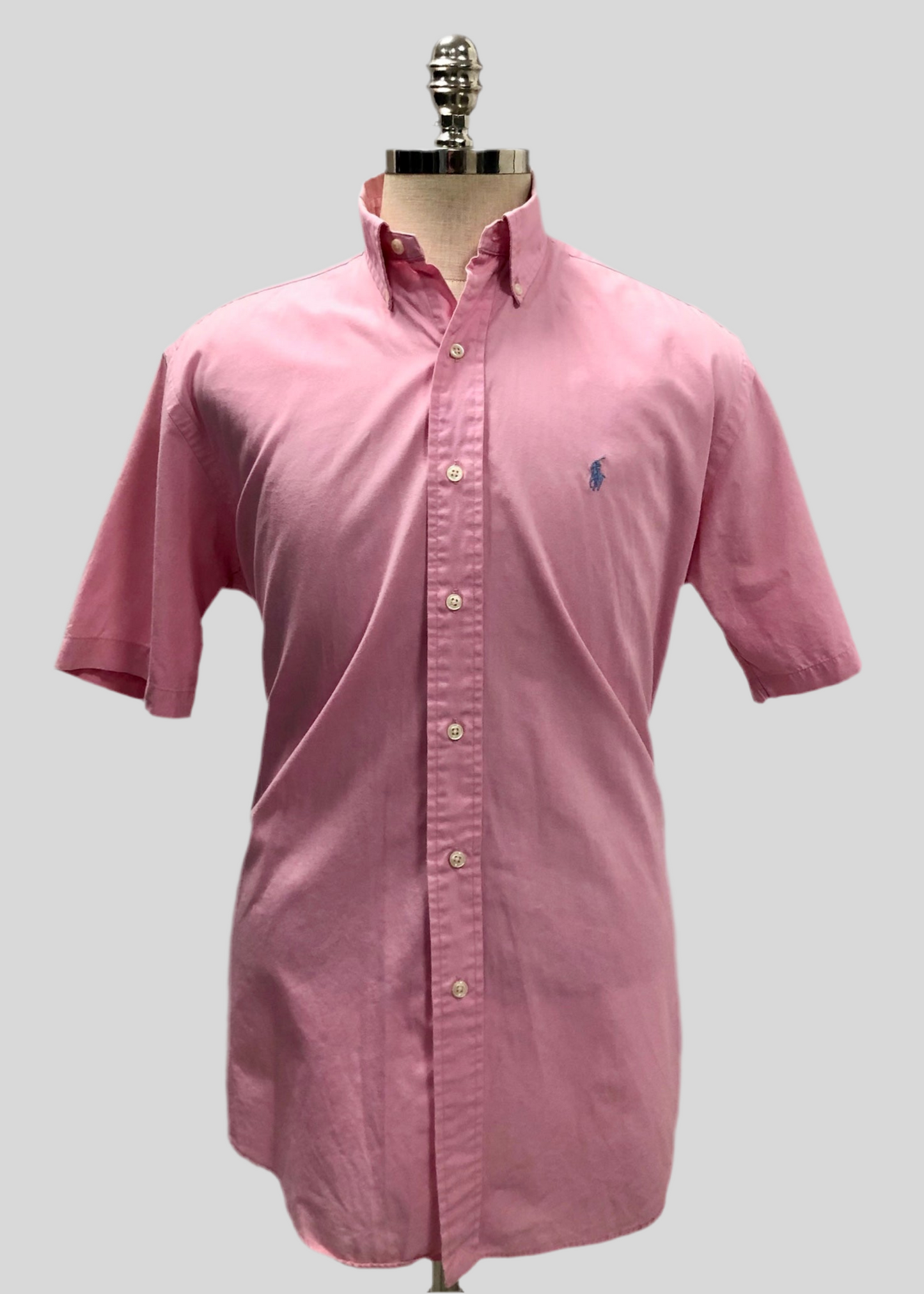 Camisa de botones Polo Ralph Lauren 🏇🏼 Color rosado Talla M Entalle Regular (ver descripción)