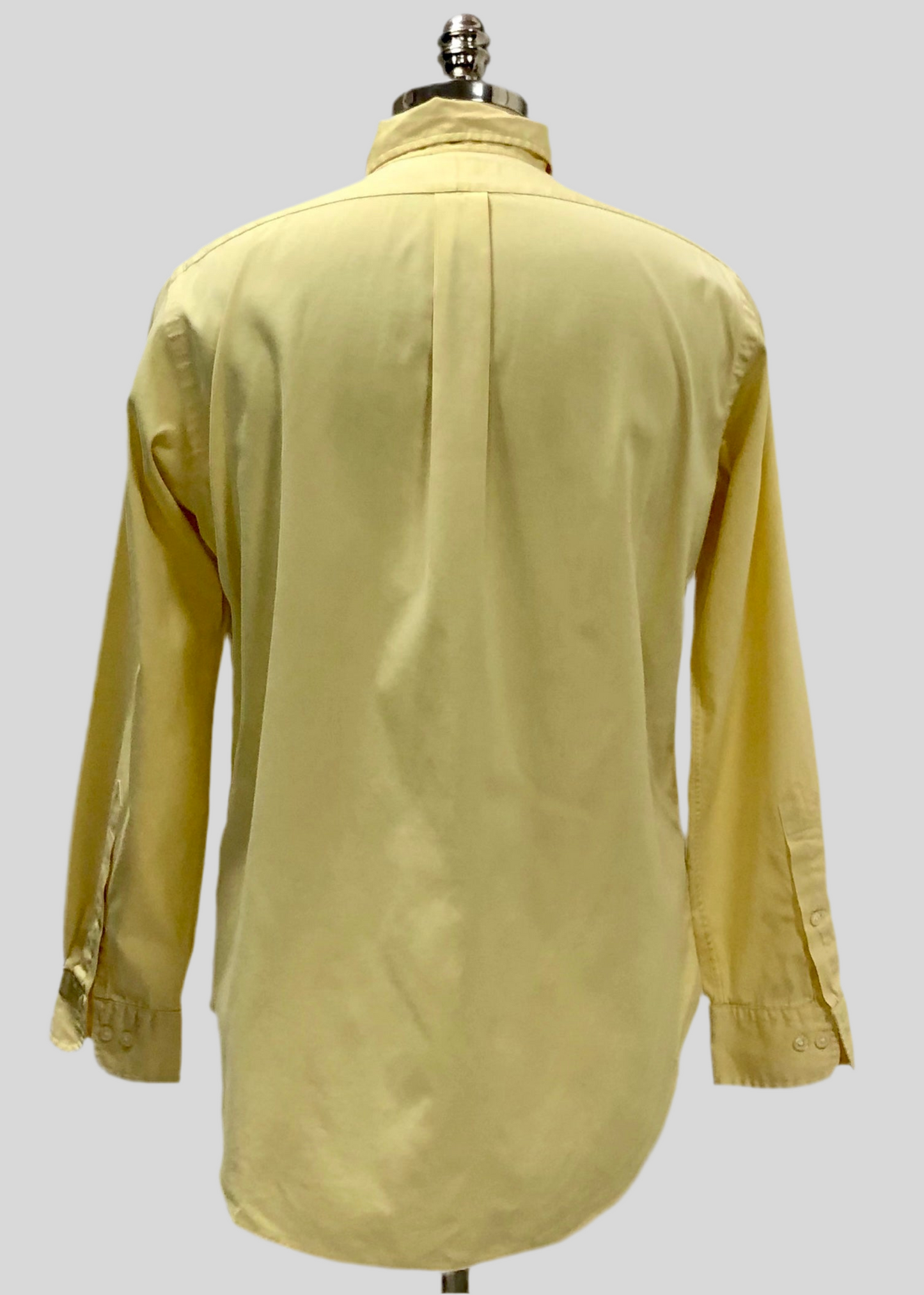 Camisa de botones Polo Ralph Lauren 🏇🏼 en color amarillo claro Talla M Entalle Clásico