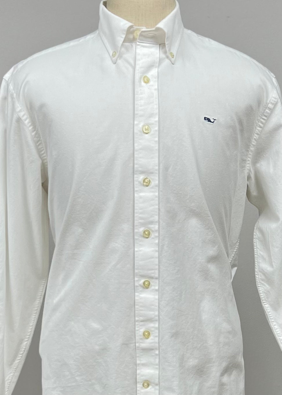 Camisa de botones Vineyard Vines 🐳 Oxford Color blanco Talla M Entalle Regular