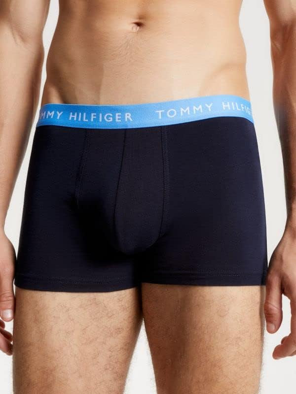 Boxer Briefs Tommy Hilfiger 🇺🇸 Tela algodón stretch color azul navy Talla S