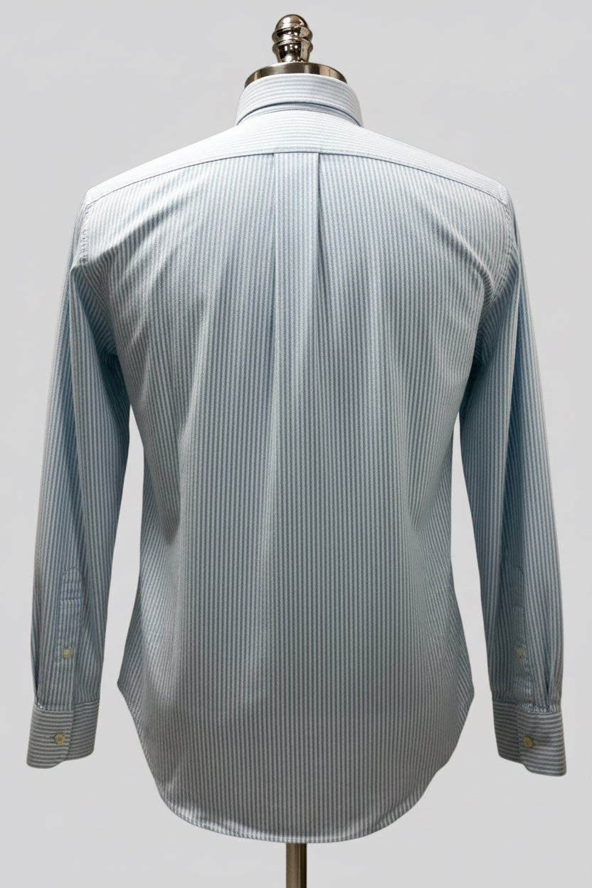 Camisa de botones Vineyard Vines 🐳 Oxford de rayas en color celeste y blanco Talla S Entalle Slim Fit (ver descripción)