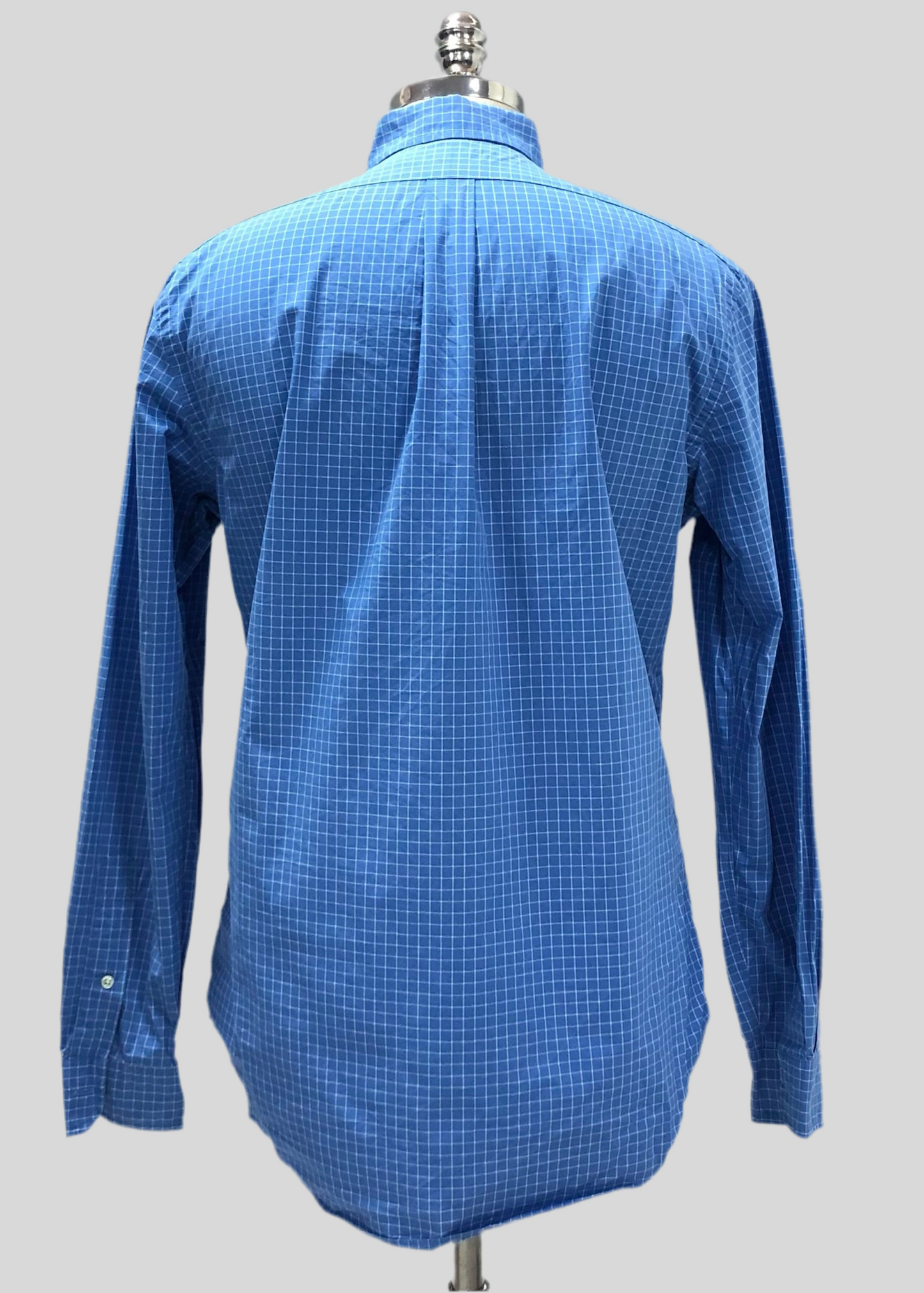 Camisa de botones Polo Ralph Lauren 🏇🏼 Color azul de cuadros en blanco Talla M Entalle Regular