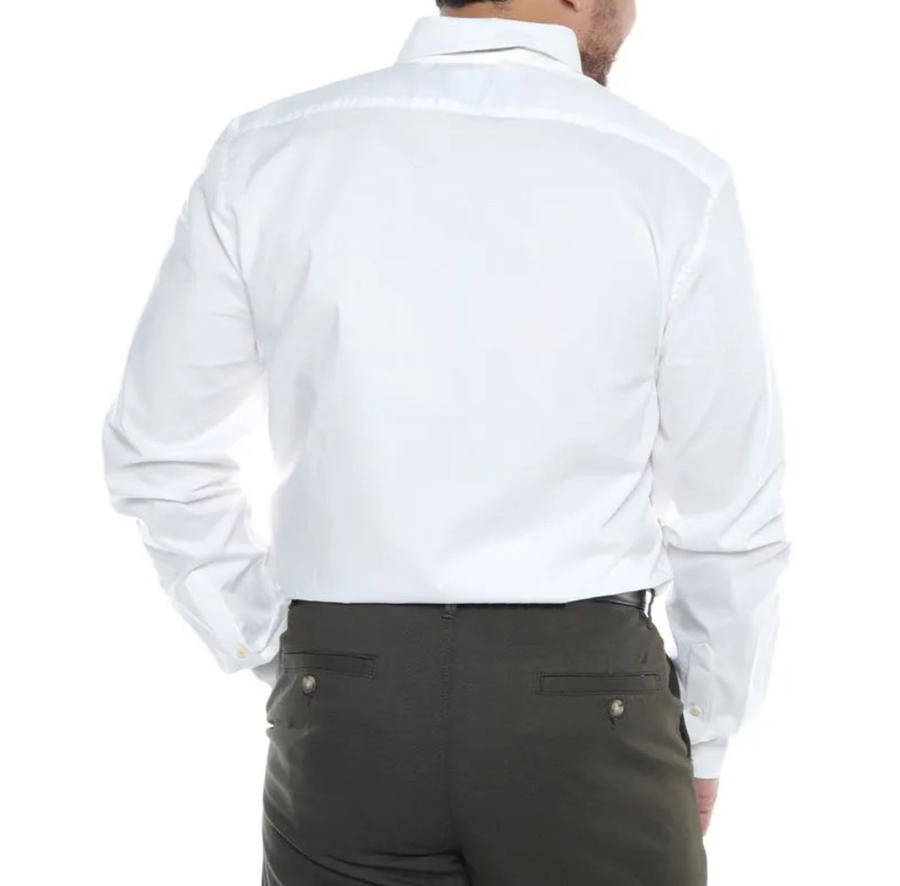 Camisa de botones Nautica ⚓️ color Blanco Talla XL Entalle Regular