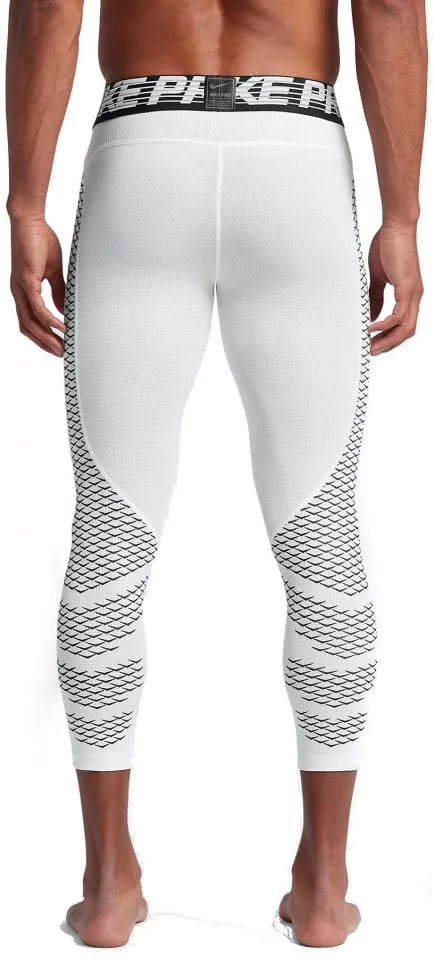 Mallas de entrenamiento licra Nike ✔️ Pro Dri-FIT 3/4 para hombre en Color blanco Talla XL