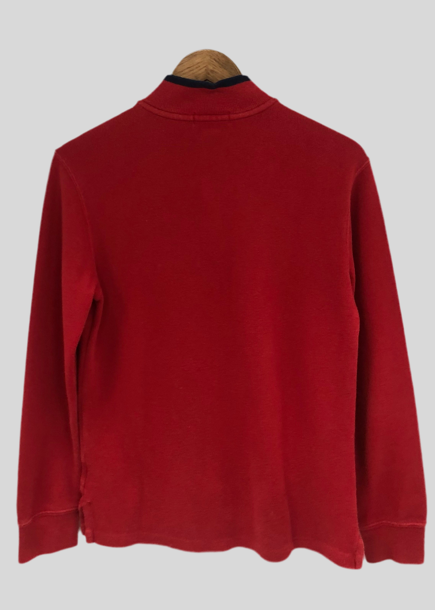 Sueter Jersey de niño Polo Ralph Lauren 🏇🏼 color rojo con logo azul navy Talla L