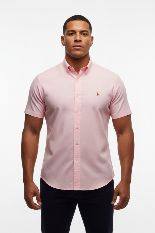 Camisa de botones Polo Ralph Lauren 🏇🏼 Color rosado claro Talla XL Entalle Regular