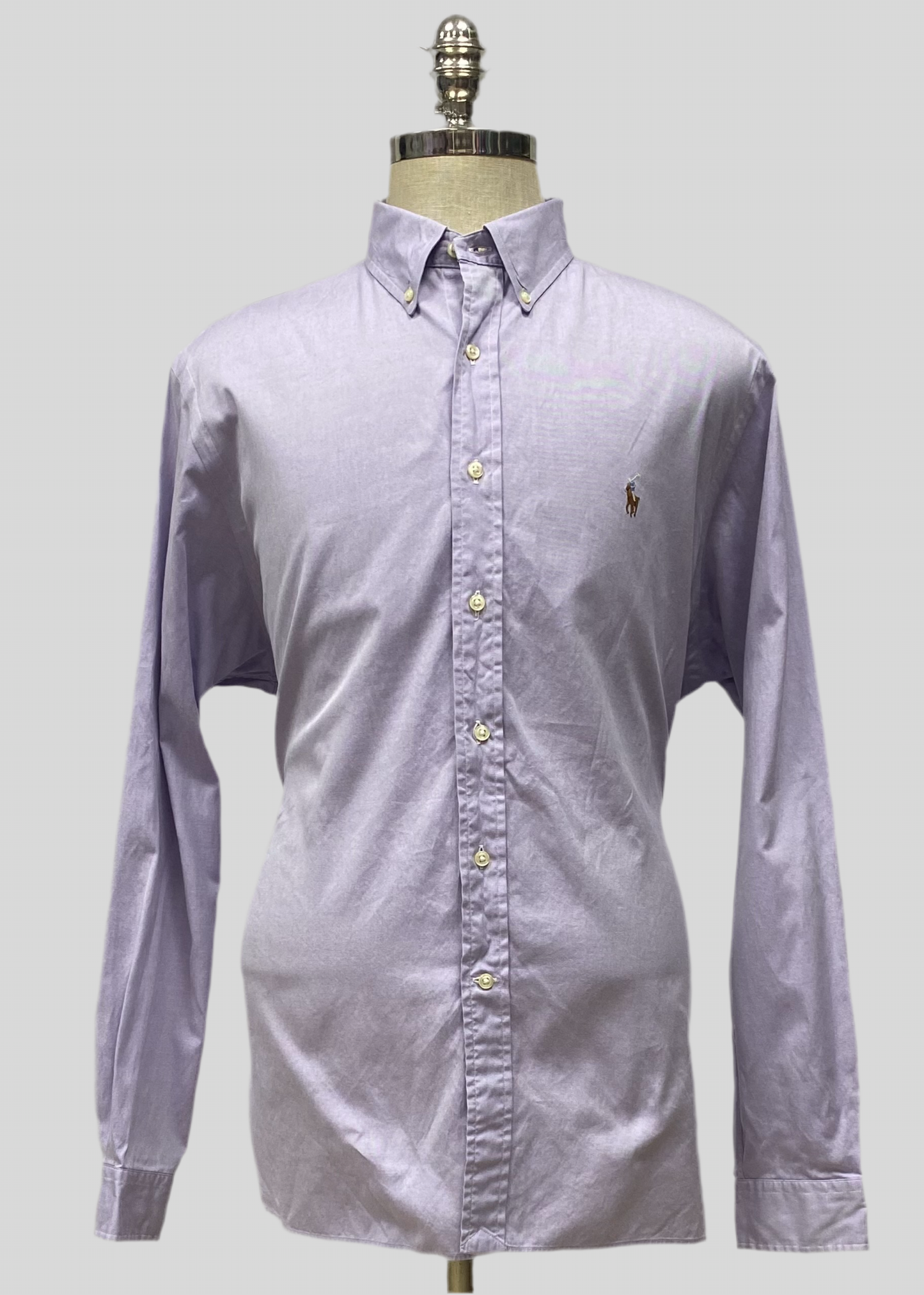 Camisa de botones Polo Ralph Lauren 🏇🏼  en color Lila Talla XL Entalle Regular
