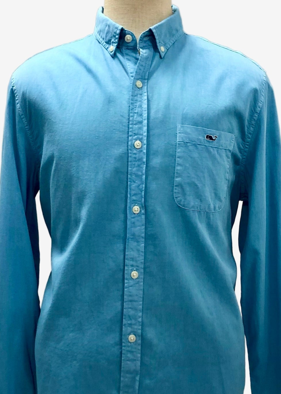 Camisa de botones Vineyard Vines 🐳 Color celeste Talla L Entalle Slim Fit