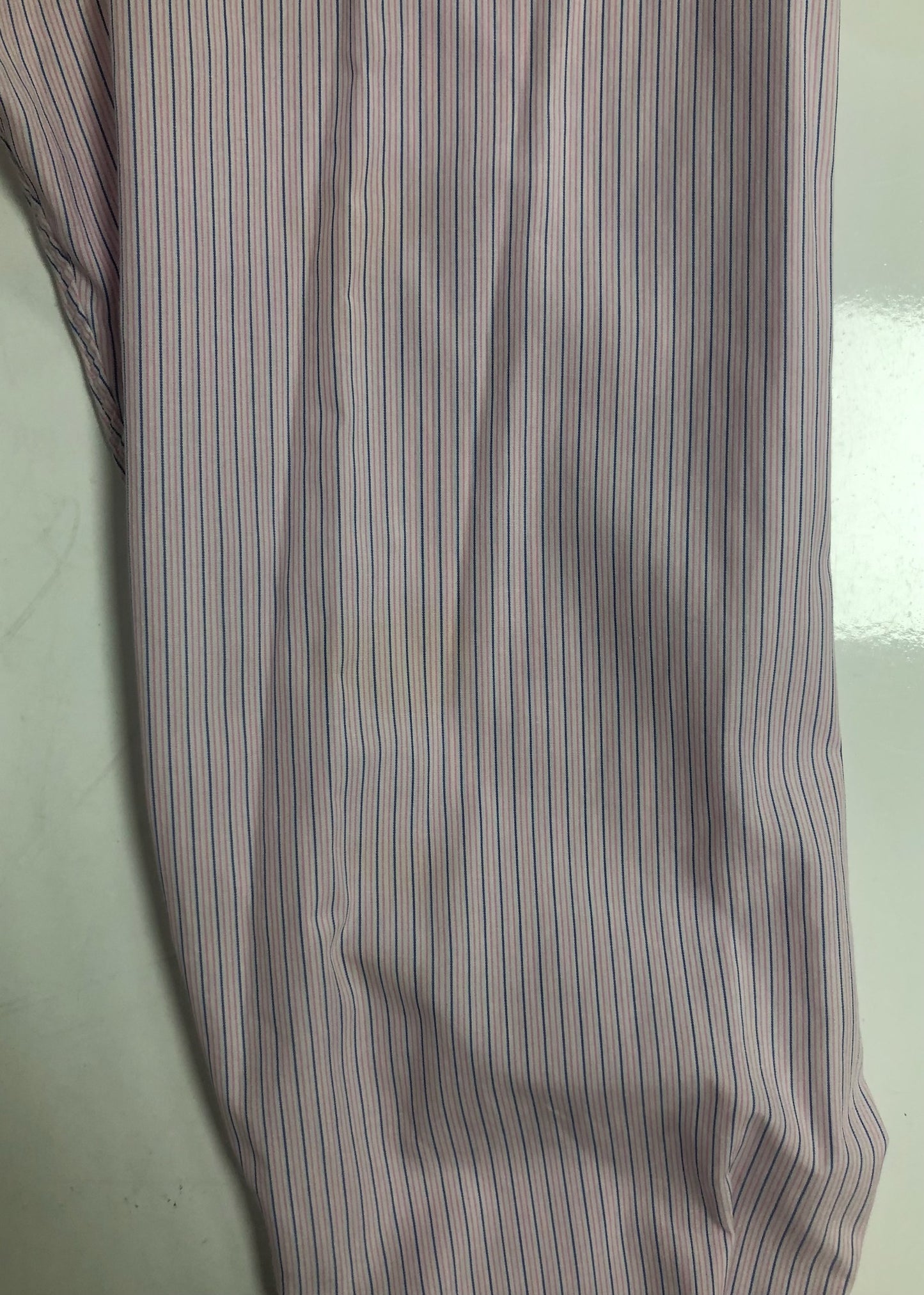 Camisa de botones Polo Ralph Lauren 🏇🏼 de rayas en color rosado claro, blanco y azul navy Talla XL Entalle Regular (ver descripción)