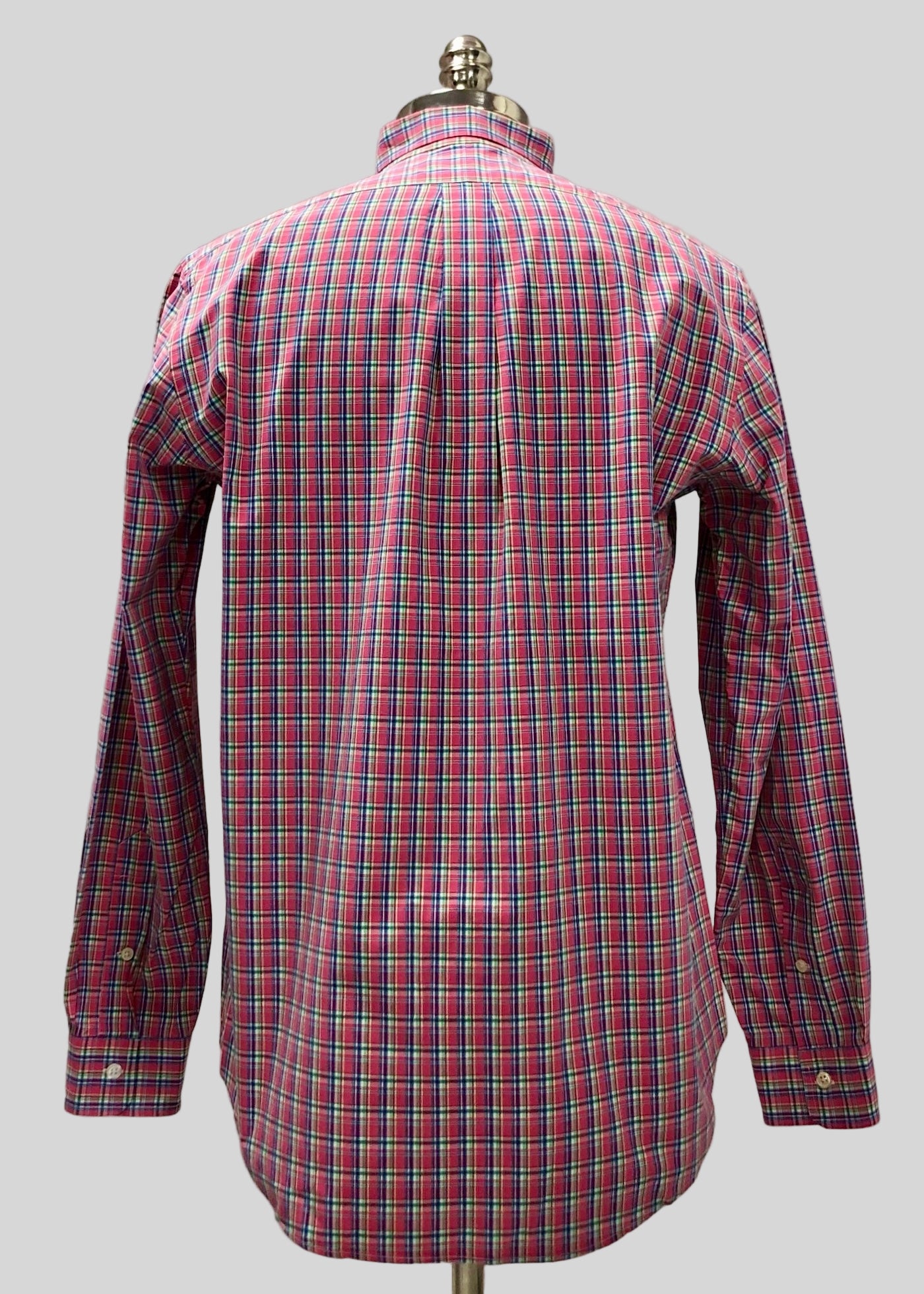 Camisa Polo Ralph Lauren 🏇🏼 de cuadros en color rojo, verde y azul Talla L Entalle Regular
