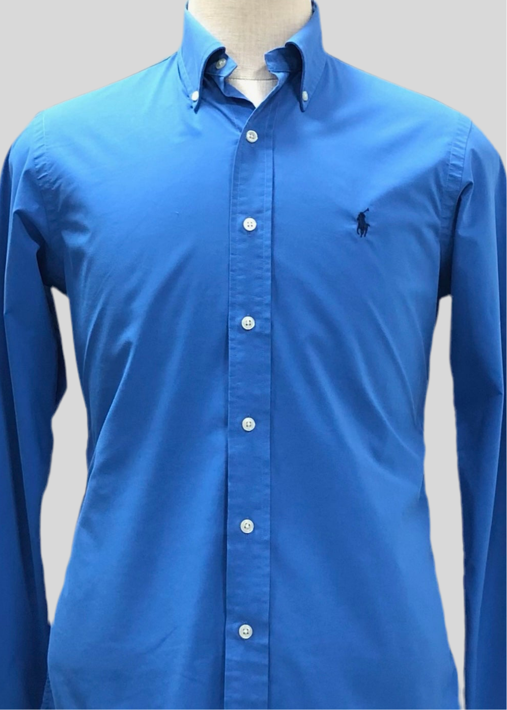 Camisa de botones Polo Ralph Lauren 🏇🏼 en color azul Talla S Entalle Clásico