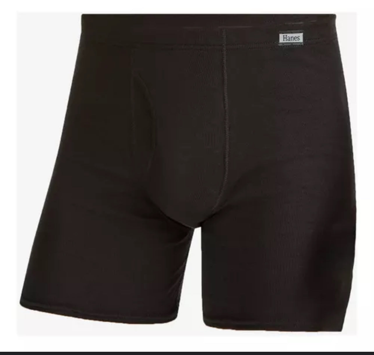 Paquete de 4 Calzoncillos tipo Boxer Hanes Comfort Flex en color negro y gris - Tela Suave en Talla XL