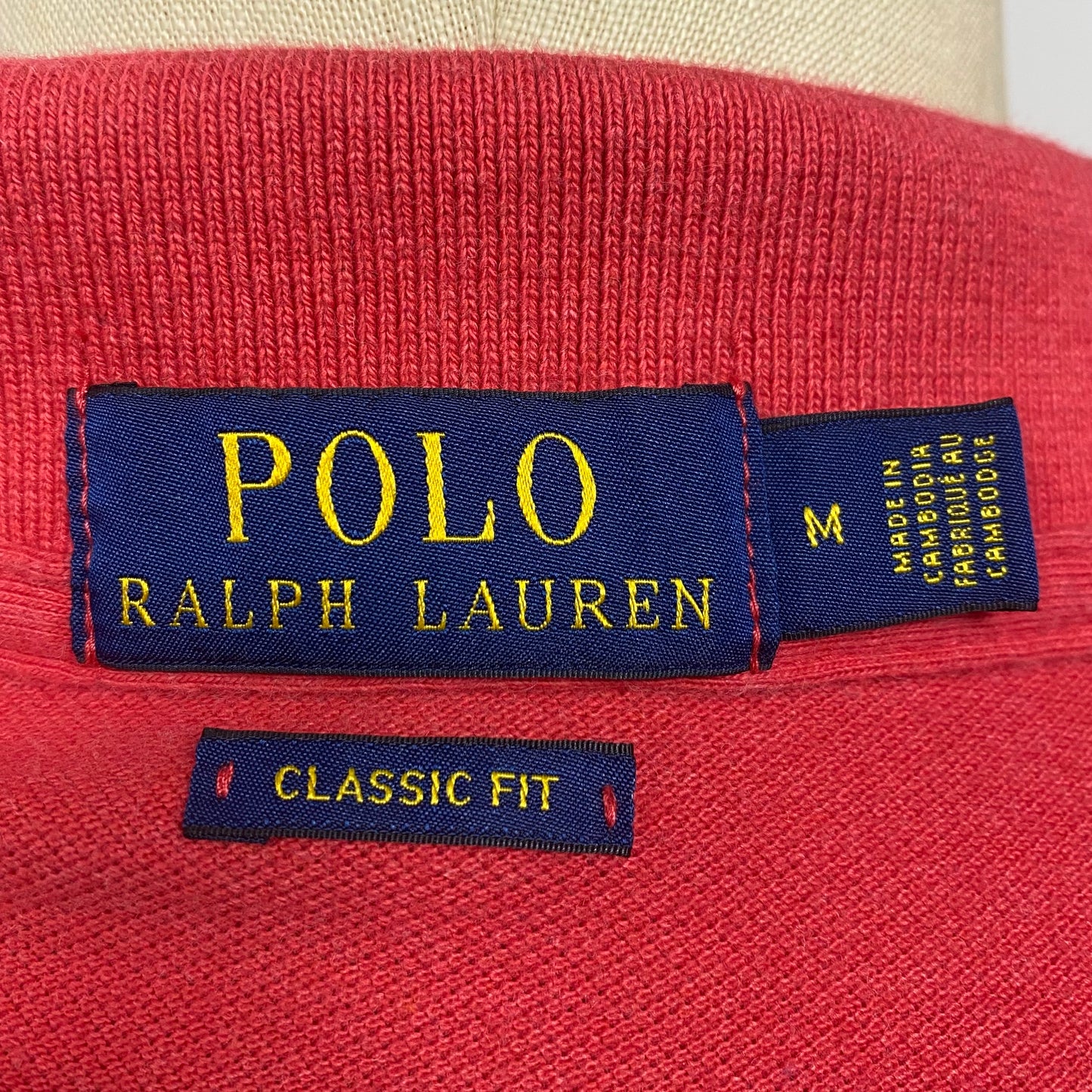 Camiseta Polo Ralph Lauren 🏇🏼color rosado magenta Talla M Entalle Regular