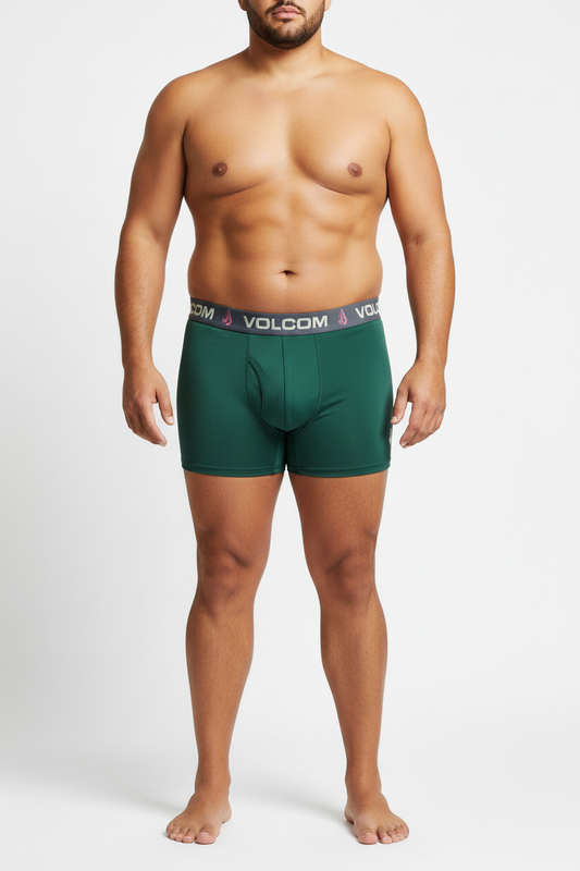 Boxers Briefs Volcom 🏄🏽‍♂️ Tela Performance color verde oscuro Talla XL