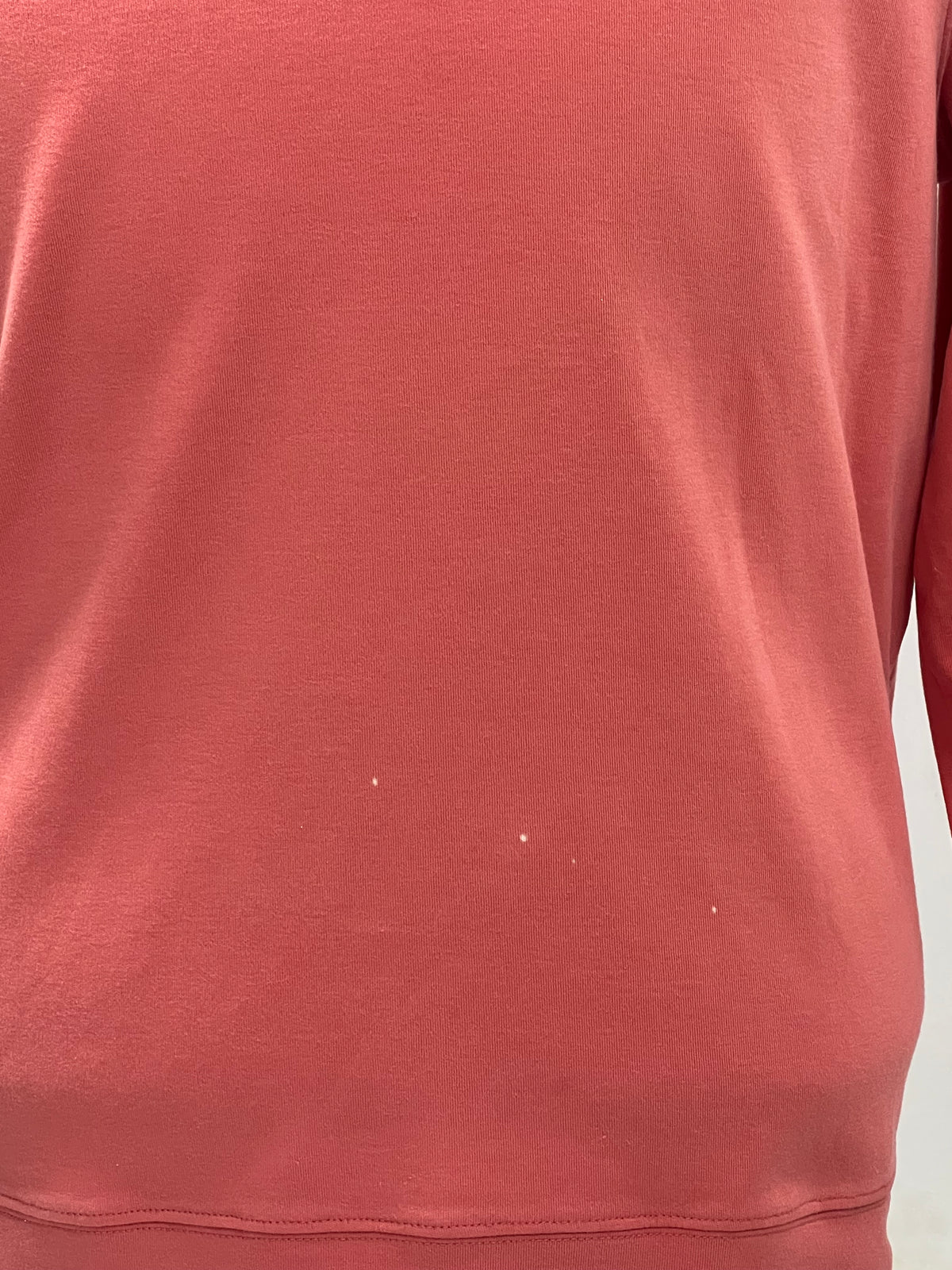 Sueter Jersey Vineyard Vines 🐳 Pima color rosado magenta con logo en blanco Tela algodón Talla M (ver descripción)