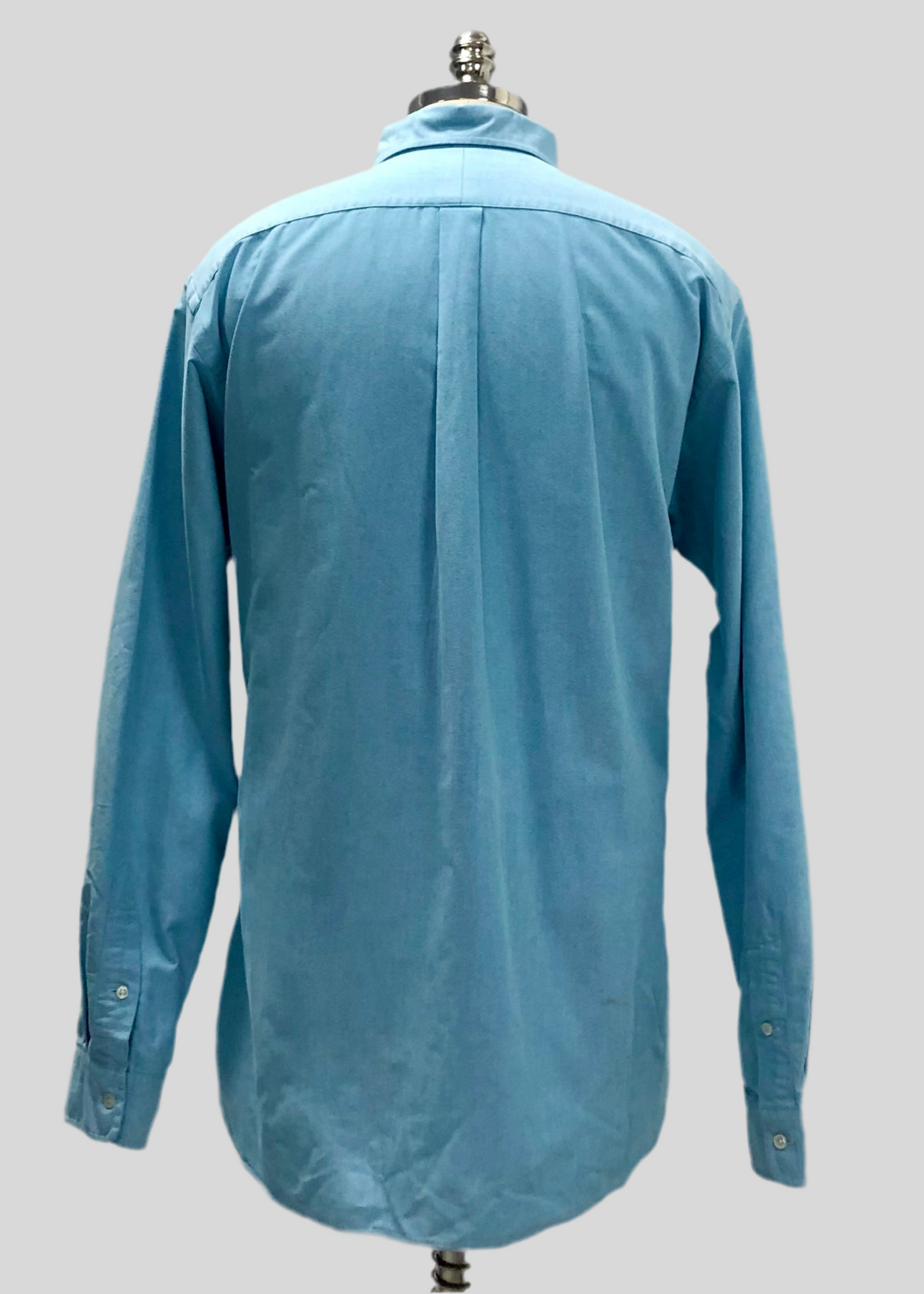 Camisa de botones Polo Ralph Lauren 🏇🏼 Oxford en color celeste Talla XXL Entalle Clásico (ver descripción)