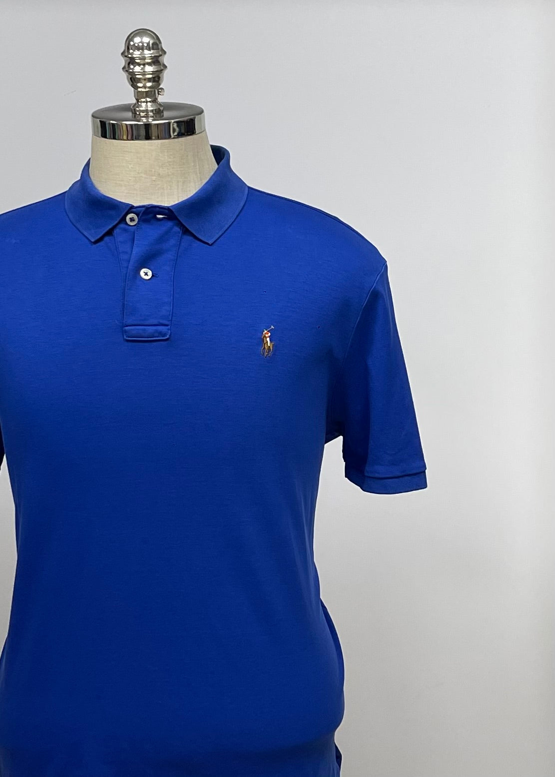 Camiseta Polo Ralph Lauren 🏇🏼color azul intenso Talla L Entalle Regular