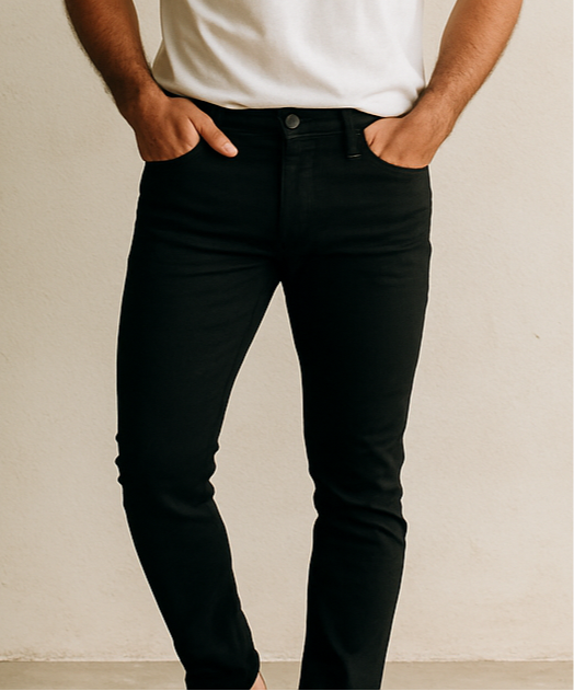 Pantalon jeans Denizen from Levis Strauss Color negro Talla 34x30 Corte  Skinny