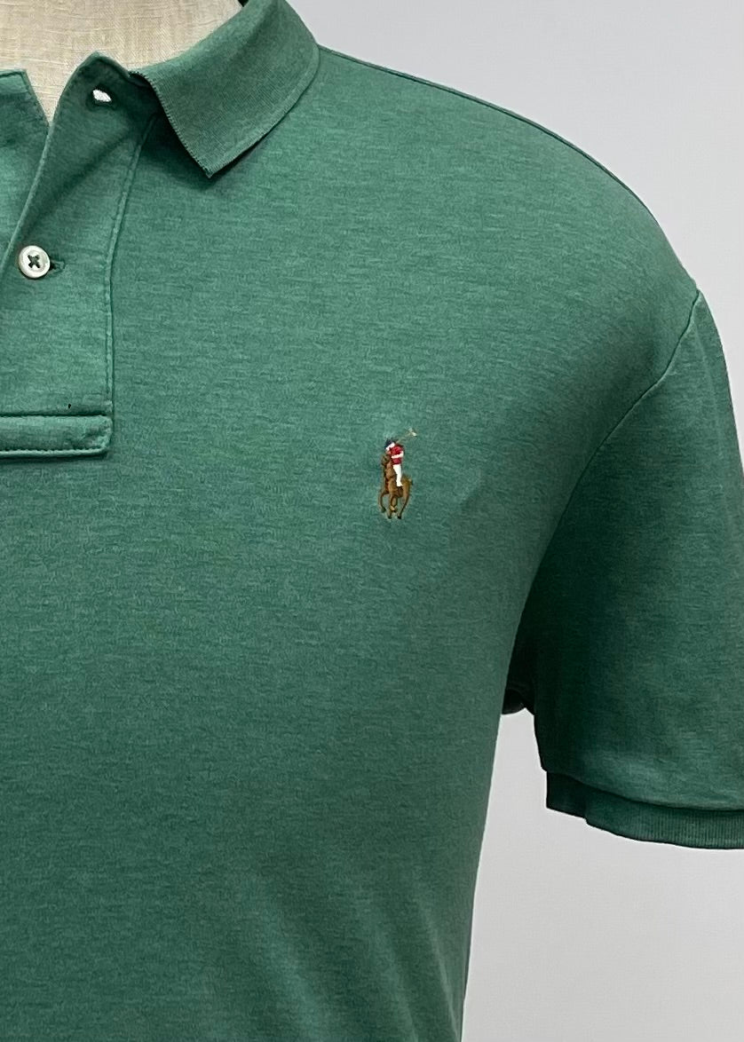 Camiseta Polo Ralph Lauren 🏇🏼 color verde oscuro Talla L Entalle Regular