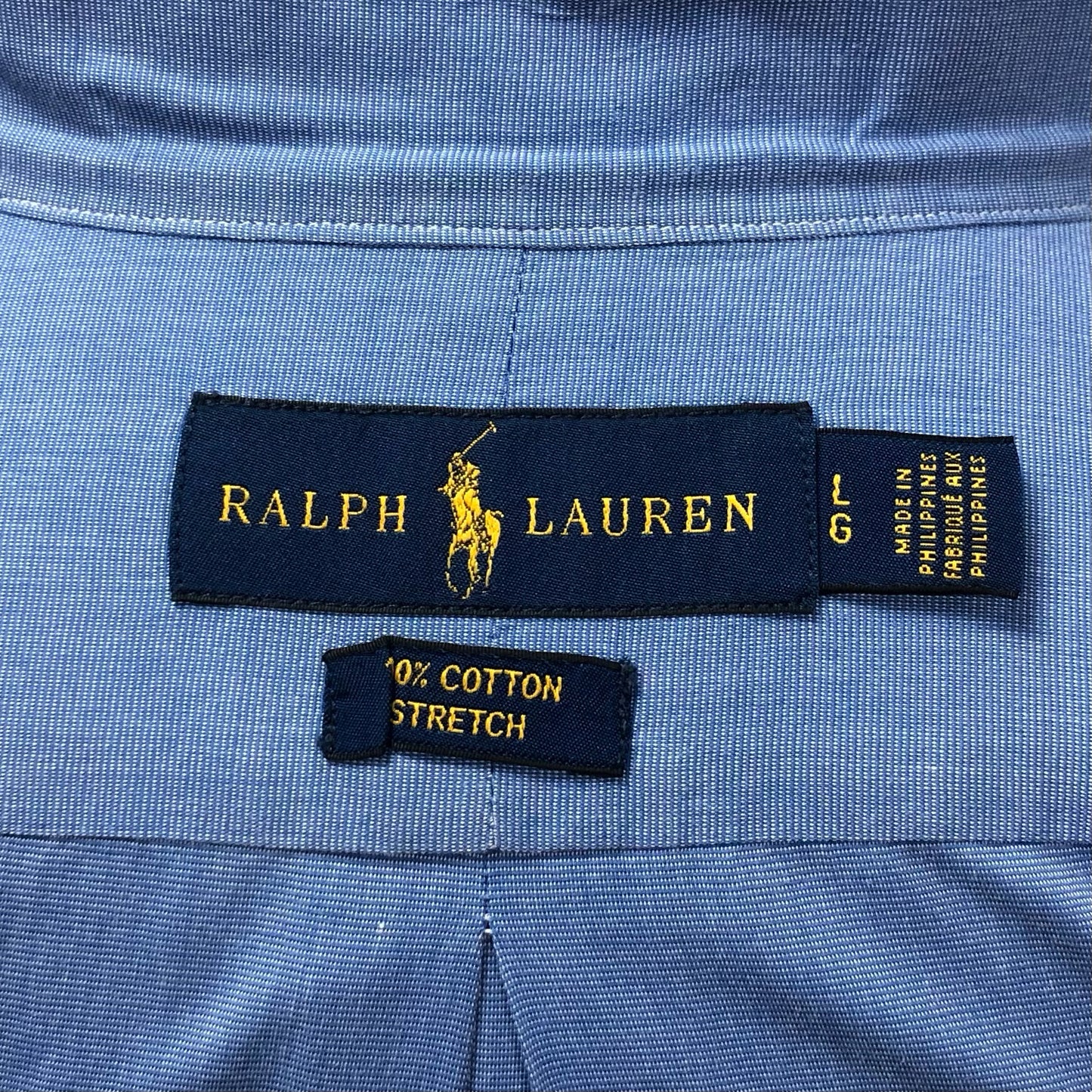 Camisa de botones Polo Ralph Lauren 🏇🏼 en color azul Talla L Entalle Regular (ver descripción)