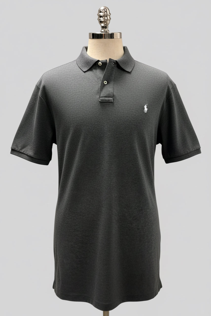 Camiseta Polo Ralph Lauren 🏇🏼 color gris oscuro Talla XL Entalle Regular