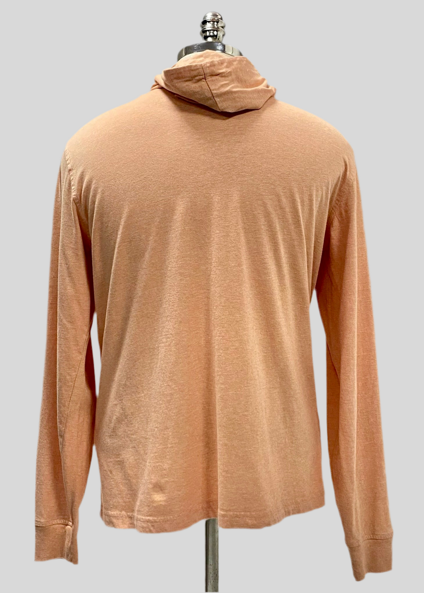 Sueter Jersey con capucha Psycho Bunny 🐰 color naranja claro Talla L Entalle Regular