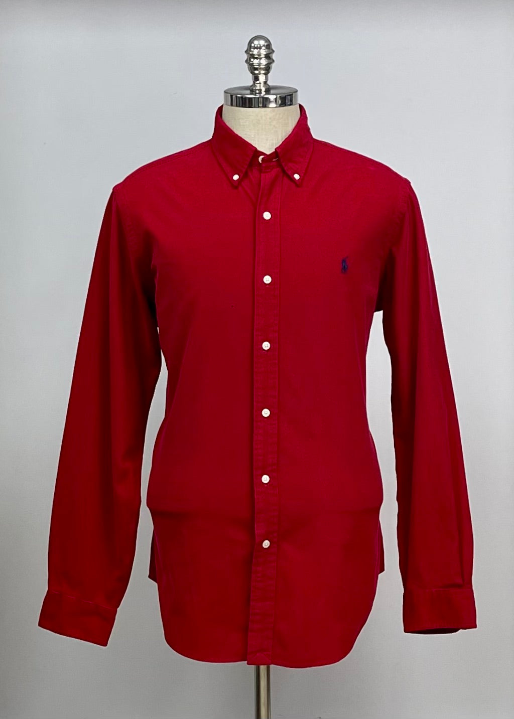 Camisa de botones Polo Ralph Lauren 🏇🏼 De Cordoroy en color rojo Talla L Entalle Clásico