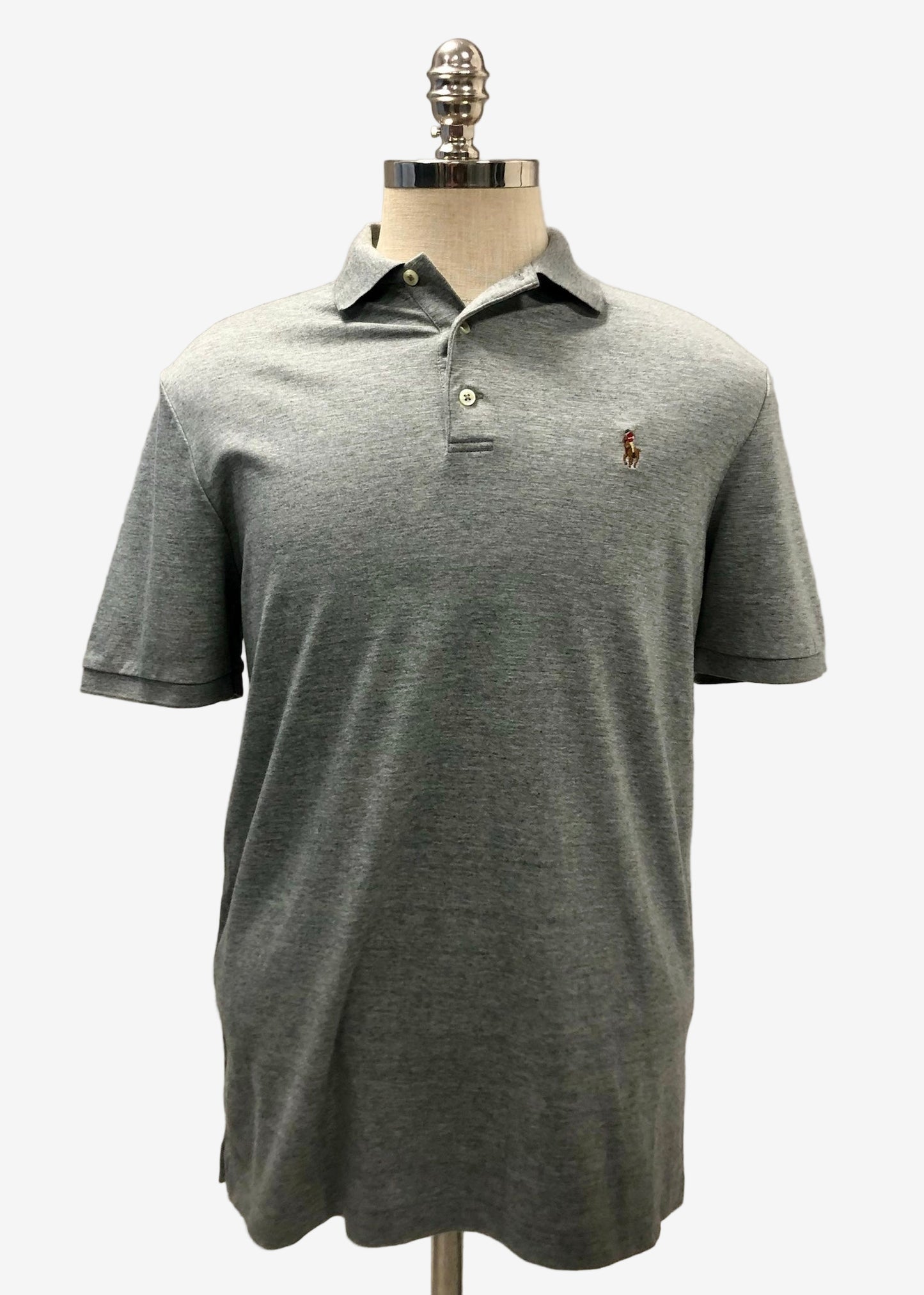 Camiseta Polo Ralph Lauren 🏇🏼color gris Talla M Entalle Clásico
