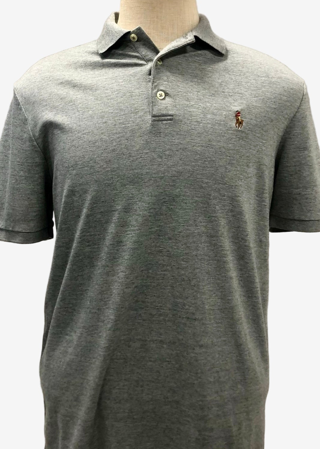 Camiseta Polo Ralph Lauren 🏇🏼color gris Talla M Entalle Clásico