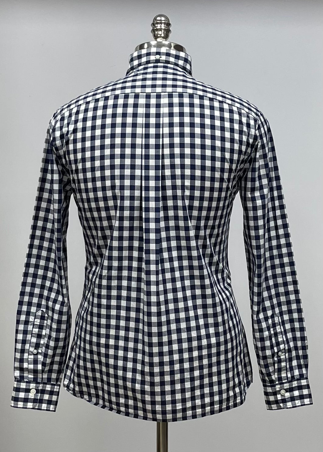 Camisa Brooks Brothers 🐑 con patron de cuadros gingham en negro y blanco Talla M Entalle Regular