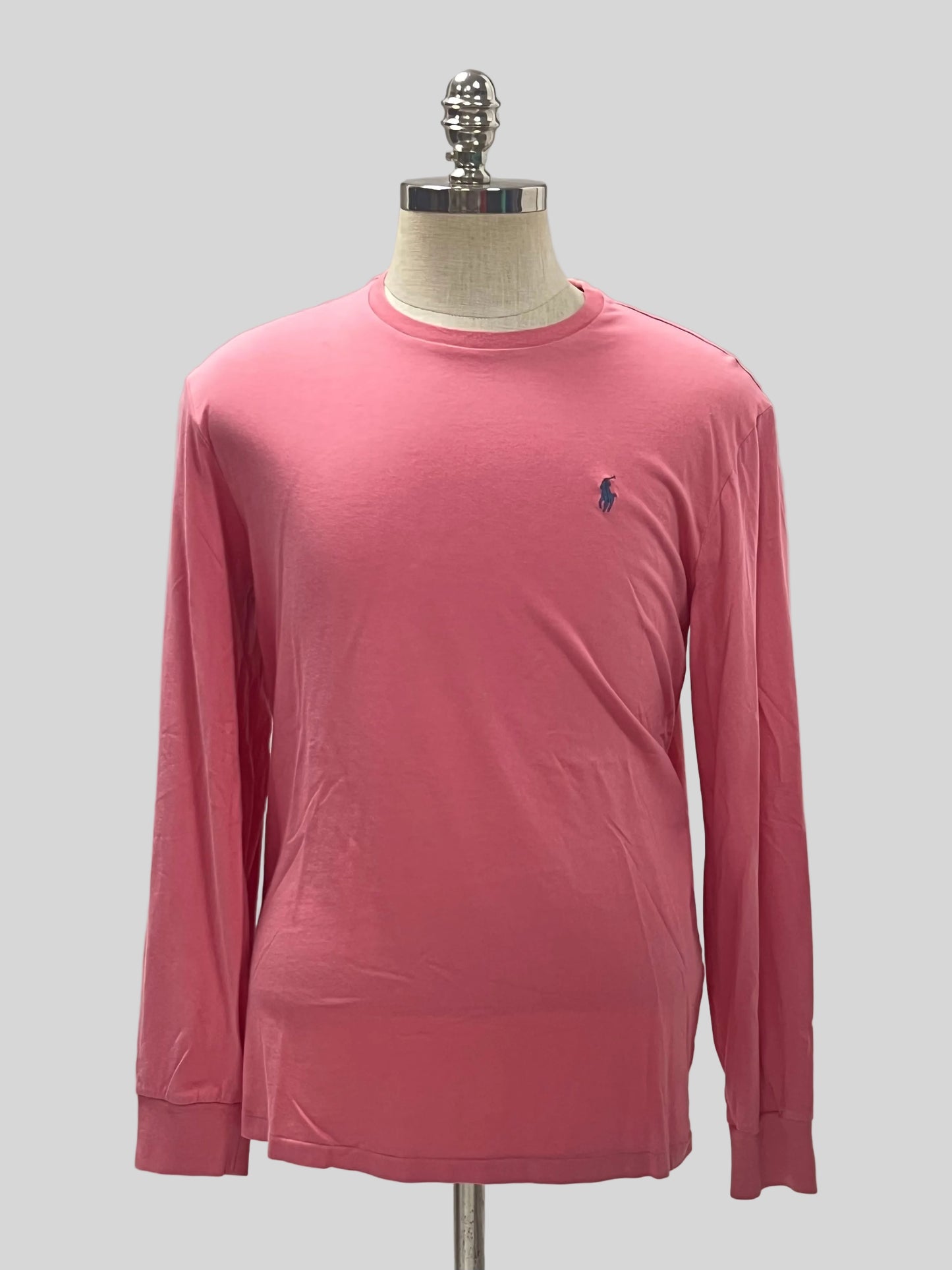 Camiseta cuello redondo Polo Ralph Lauren 🏇🏼 color rosado magenta Talla Large