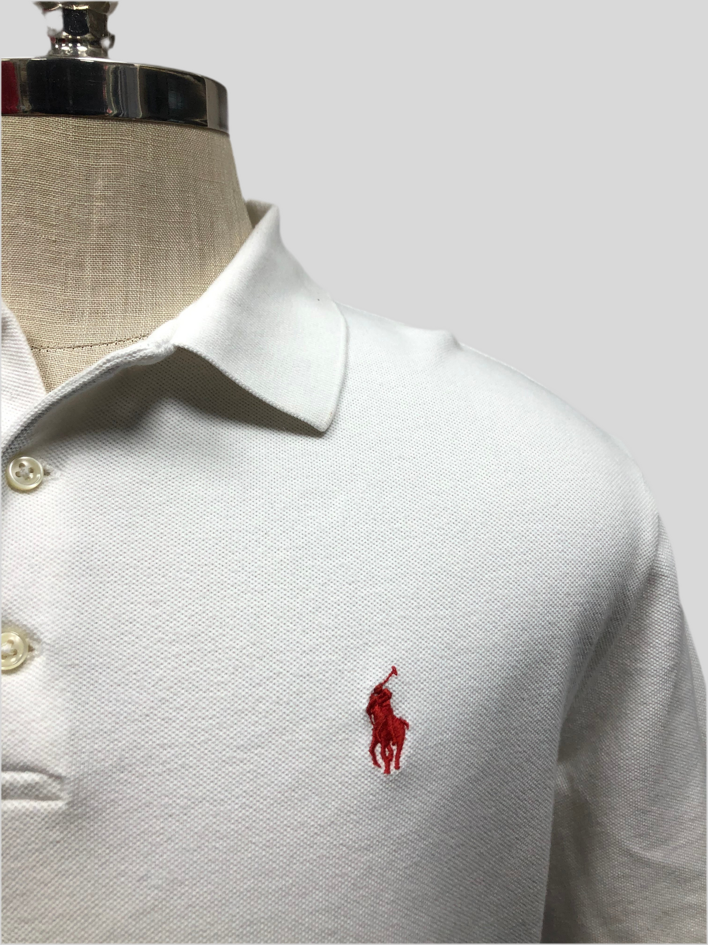 Camiseta Polo Ralph Lauren 🏇🏼 con diseño degradado en blanco y azul Talla L Entalle Clásico (ver descripción)