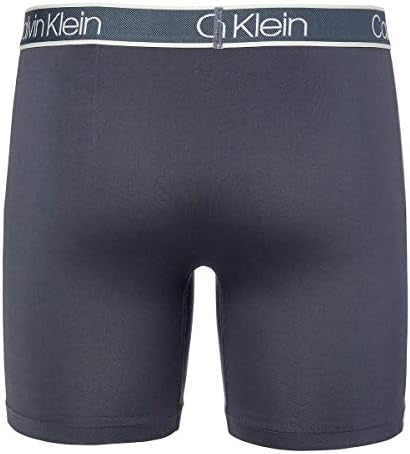 Boxer Briefs Calvin Klein de Microfibra - Tela ligera en color gris en Talla L