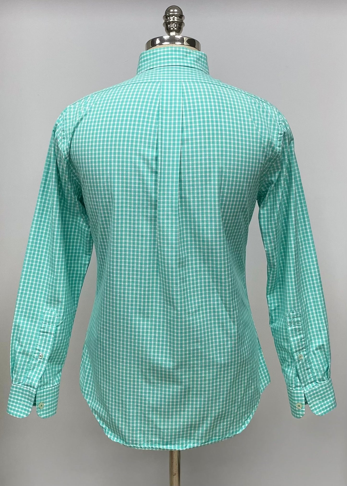 Camisa de cuadros Vineyard Vines 🐳 en color turquesa y blanco Talla S Entalle Slim Fit