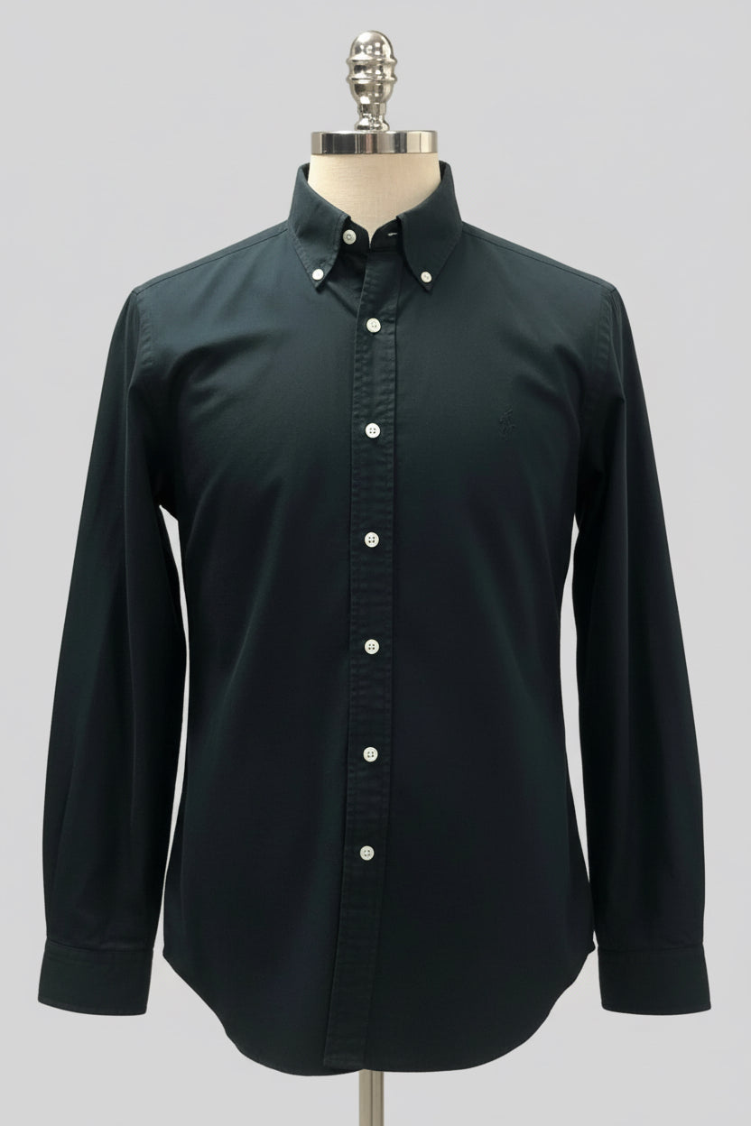 Camisa de botones Polo Ralph Lauren 🏇🏼 en color negro Talla L Entalle Regular
