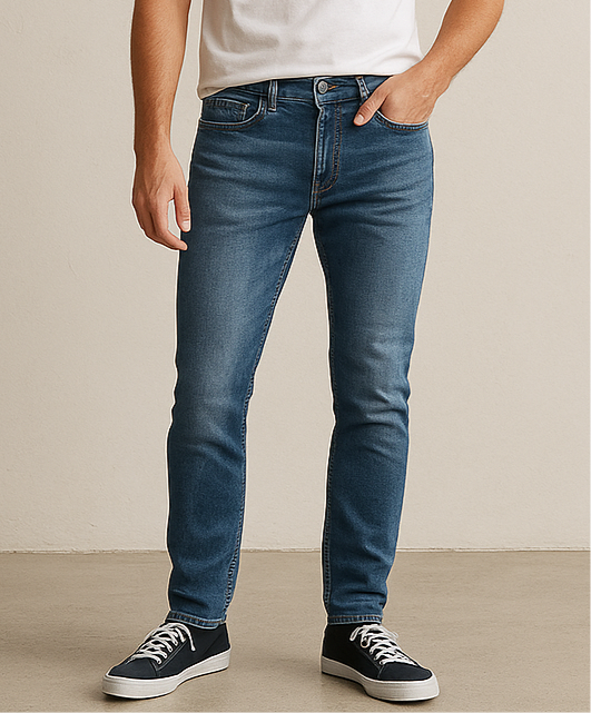 Pantalon jeans &denim by H&M 🇸🇪 color azul Talla 32x32 Corte Skinny