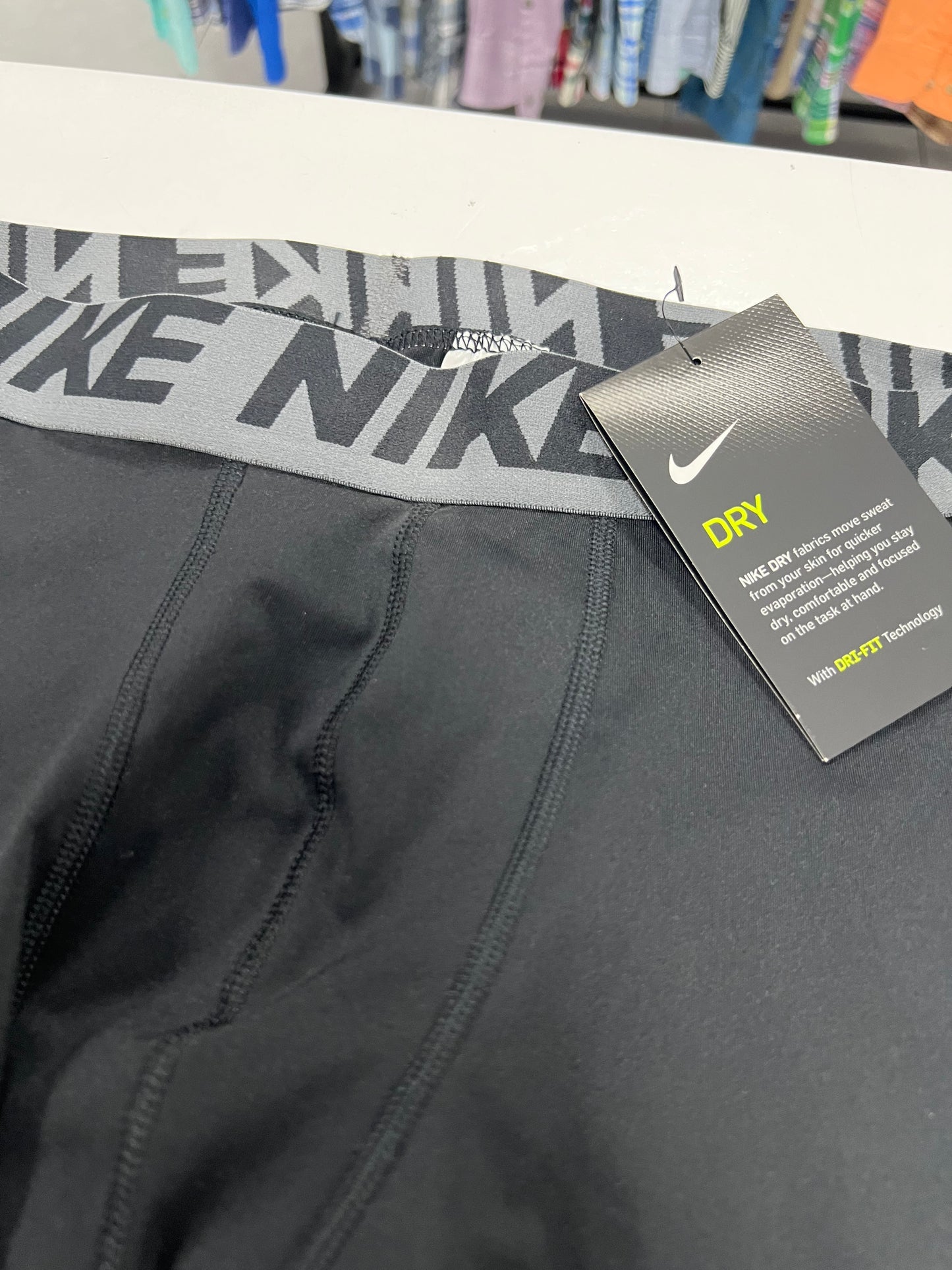 Mallas de entrenamiento Nike ✔️ Pro Dri-FIT para niño en Color negro Talla XL