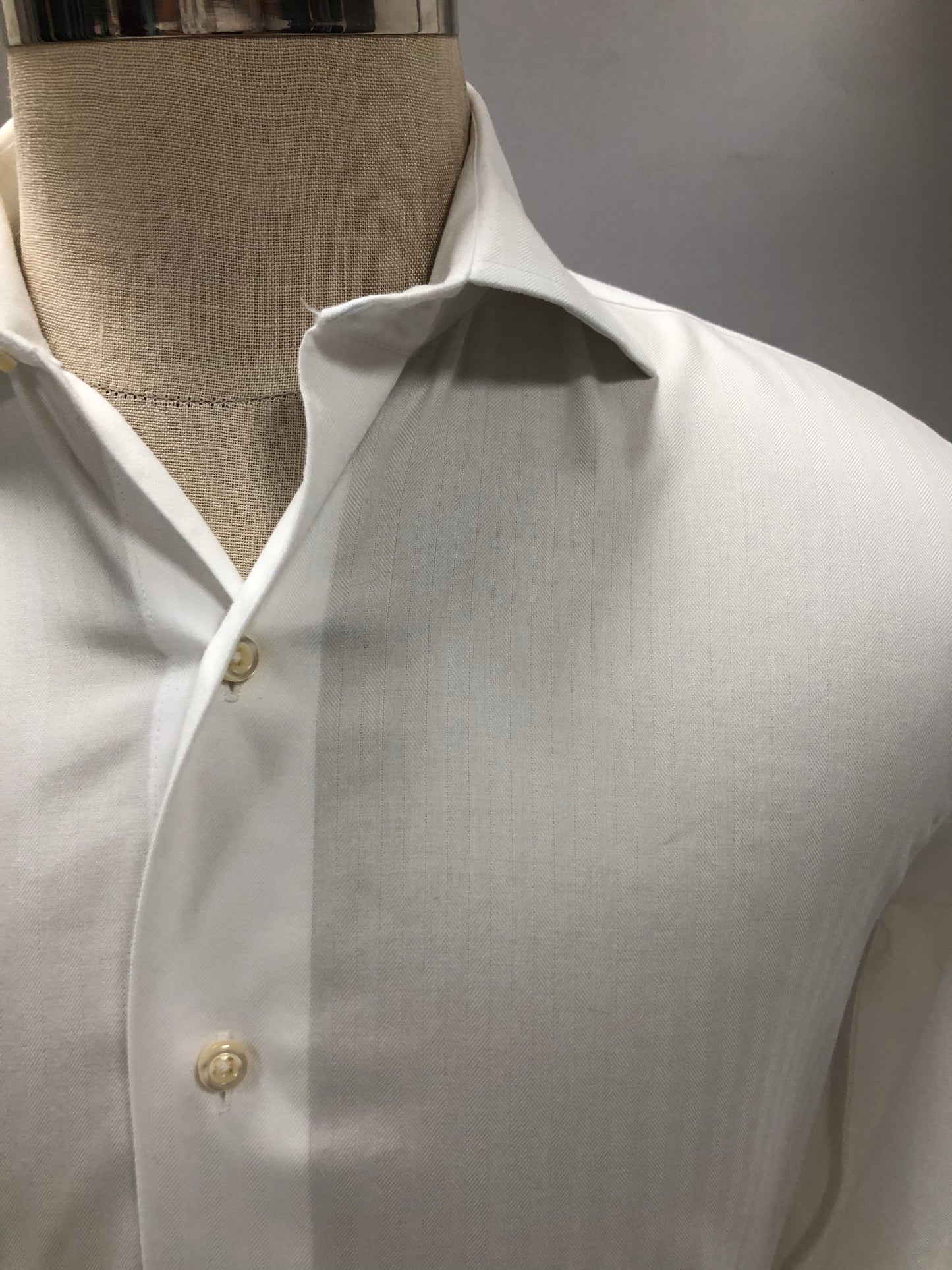 Camisa de botones Brooks Brothers 🐑 color blanco Talla S Entalle Regular