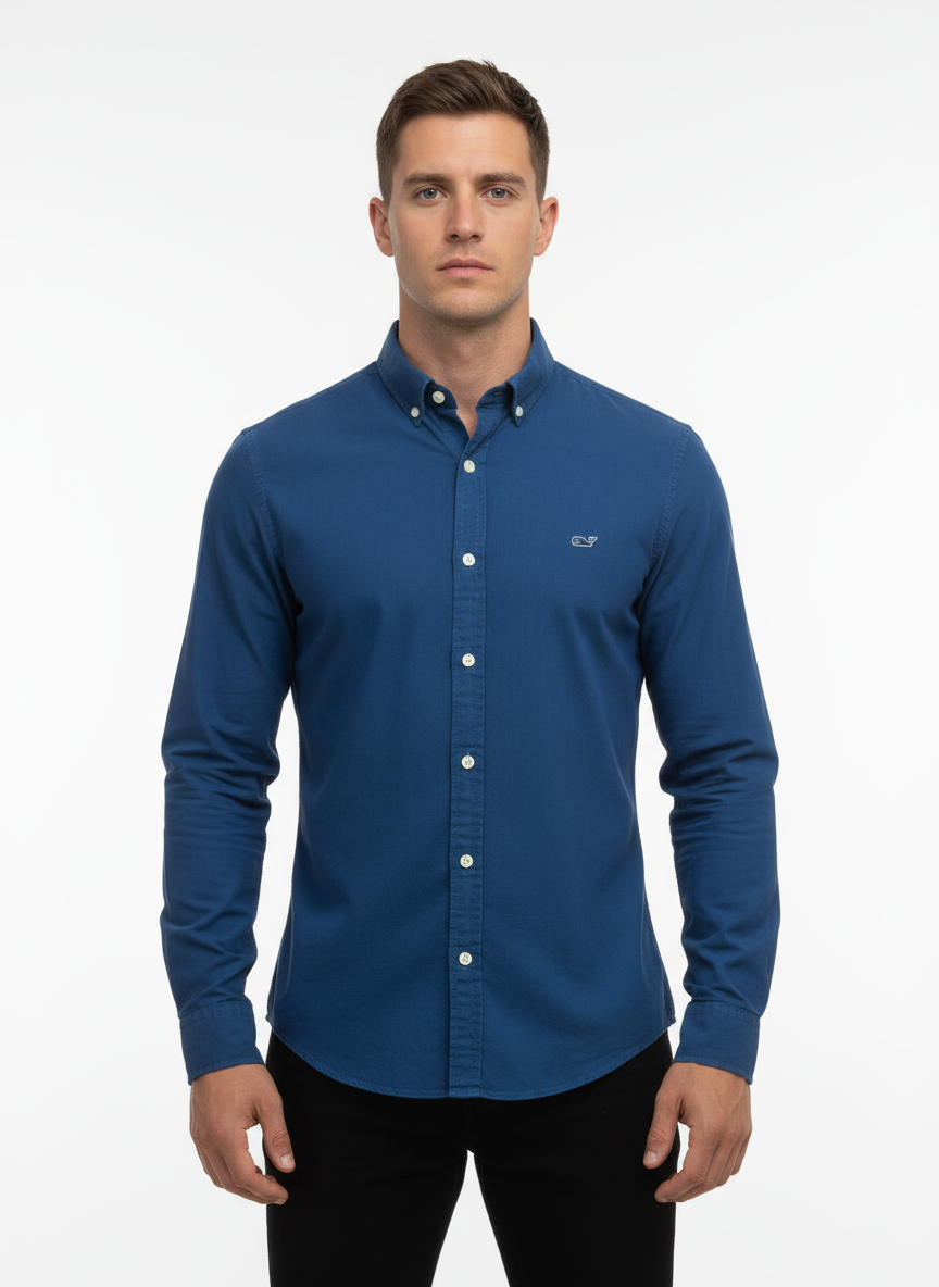 Camisa de botones Vineyard Vines 🐳 Color Azul Talla XS Entalle Slim Fit (ver descripción)